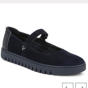 Vionic Uptown Mary Jane - Navy Blazer Suede